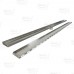 60" long, StreamLine Stainless Steel Linear Shower Pan Drain w/ Tile-in Strainer, 2" PVC Hub