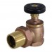 1-1/4" FIP x 1-1/4" MIP Union Steam Angle Radiator Valve, Economy Style