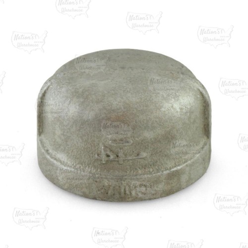 1-1/4" Galvanized Cap