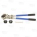 Manual Copper Press Tool Kit w/ Rotating Head, 1/2", 3/4" and 1"