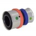 1" PEX x 3/4" PEX Press Coupling, Poly Alloy, Lead-Free