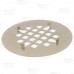 4-1/4" Satin Nickel (UltraShine PVD ) Round Snap-Tite Strainer for Oatey Shower Drains