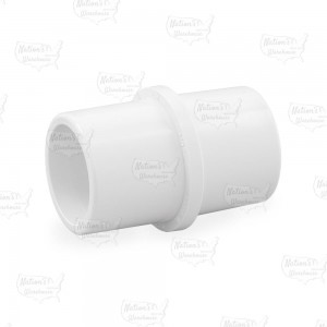 1-1/2" PVC (Sch. 40) Inside Pipe Connector (Coupling), Pipe ID x Pipe ID