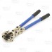Manual Copper Press Tool Kit w/ Rotating Head, 1/2", 3/4" and 1"