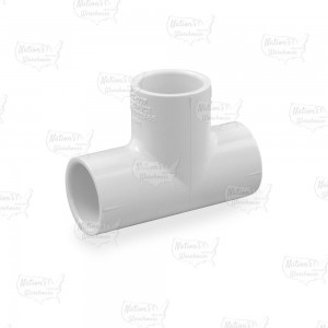 3/4" PVC (Sch. 40) Tee (Socket x FIPT x Socket)