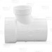 3" x 3" x 2" PVC DWV Sanitary Street Tee (Spigot x Socket x Socket)