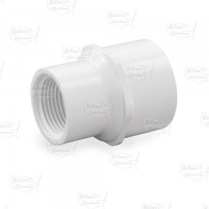 1-1/4" x 1" PVC (Sch. 40) Socket x FIP Adapter