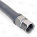 36" UltraFlow High BTU, PVC-Coated Gas Appliance Connector, 3/4" MIP (1/2" FIP) x 3/4" FIP, 3/4" ID