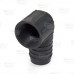 1-1/2" Barbed Insert x 1-1/4" Female NPT 90° PVC Reducing Elbow, Sch 40, Gray