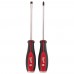 2-piece Demolition Screwdriver Set w/ Magnetic Tips, Tri-Lobe Handles & Hex Shanks