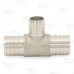 1" PEX x 1" x 3/4" PEX 304 St. Steel Reducing Tee (Lead-Free)..