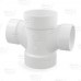 4" x 3" PVC DWV Double Sanitary Tee