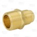 5/8" Flare x 3/4" Male NPT Threaded Brass Adapter