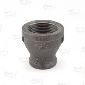 1-1/4" x 3/4" Black Coupling (Imported)