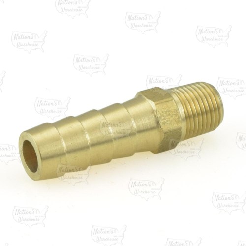 3/8" Hose Barb x 1/8" MIP Brass Adapter