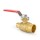 3/4” PEX x Sweat (Solder) Brass Ball Valve, Full Port