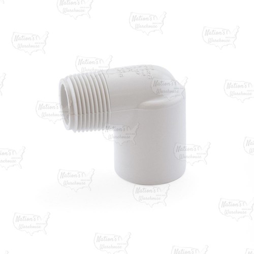 3/4" PVC (Sch. 40) Socket x MIP 90° Elbow