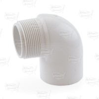 1-1/2" PVC (Sch. 40) Socket x MIP 90° Elbow