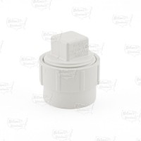 1-1/2" PVC DWV Cleanout Adapter (Spigot) w/ Plug