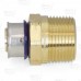 3/4" PEX Press x 1" Male Threaded Adapter, Lead-Free Bronze