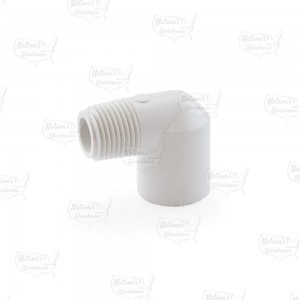 1/2" PVC (Sch. 40) Socket x MIP 90° Elbow