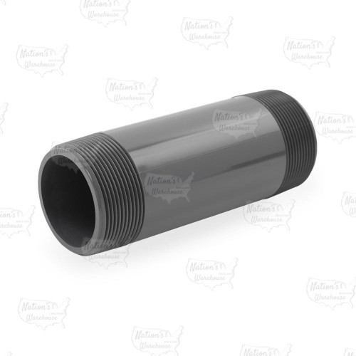 2" x 6" PVC (Sch. 80) Threaded Pipe Nipple