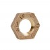 1/4" FPT Brass Locknut, Lead-Free