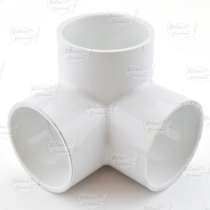 2" PVC (Sch. 40) 90° Elbow w/ Side Outlet