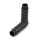 1/2" Barbed Insert 90° PVC Elbow, Sch 40, Gray