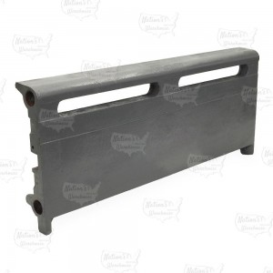 2ft Cast Iron Baseboard Radiator, Floor Standing, 10" H x 2-1/2" D x 24" W..