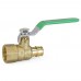 1/2" PEX Expansion x 1/2" FPT Brass Ball Valve, Lead-Free