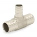 3/4" PEX x 3/4" x 1/2" PEX 304 St. Steel Reducing Tee (Lead-Free)..