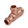 3/4" x 1/2" x 1/2" Press Copper Tee, Imported