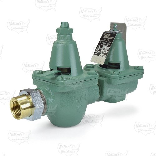 1/2" Threaded x Union Pressure Reducing/Boiler Fill Valve & Pressure Relief Valve