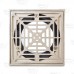 High-Capacity, Square PVC Shower Tile/Pan Drain w/ Matte St. Steel Strainer, 3" Hub