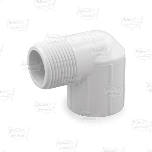 1" PVC (Sch. 40) MIP x FIP 90° Elbow