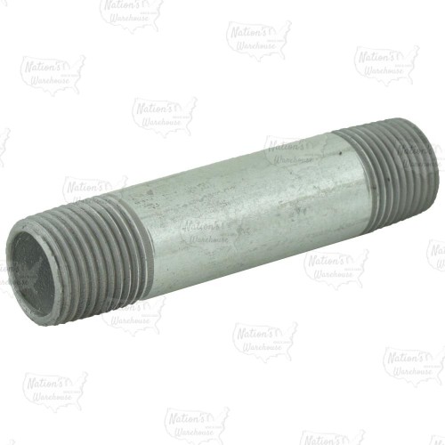 1/2” x 3-1/2” Galvanized Steel Pipe Nipple