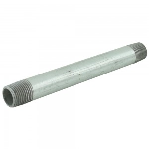 1/2” x 7” Galvanized Steel Pipe Nipple