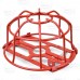 TY-B Series Sprinkler Head Guard Set (Screw, Bracket, Cage), Red Enamel