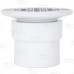 2" Hub, Solvent Weld PVC Drain for No-Liner Pan Showers, Screw-Tite Strainer, Receptor Base