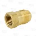 3/8" Flare x 1/4" Female NPT Threaded Brass Adapter