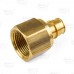 3/4" PEX x 1" Female Threaded F1960 Adapter, LF Brass