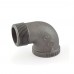 1-1/4" Black 90° Street Elbow (Imported)