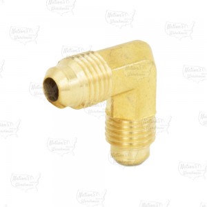 1/4" Flare Brass 90° Elbow