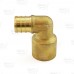 3/4” PEX x 3/4” Copper Pipe Elbow, Lead-Free