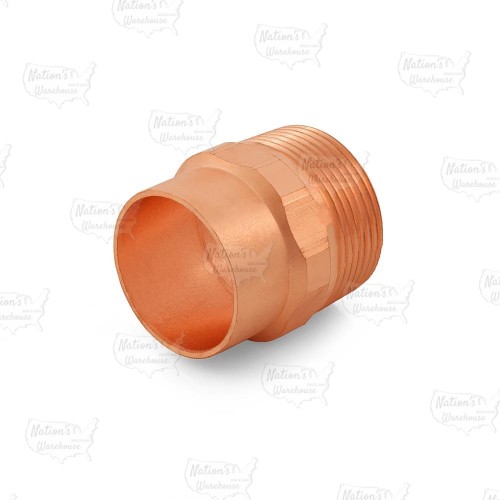 1-1/4" Copper x Male Threaded Adapter