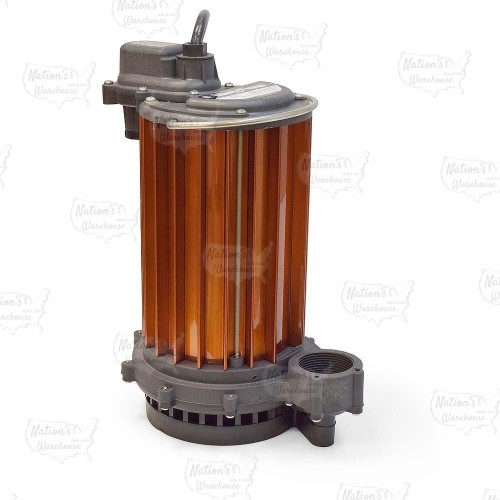 Manual Sump Pump w/ 10' cord, 1/2HP, 115V