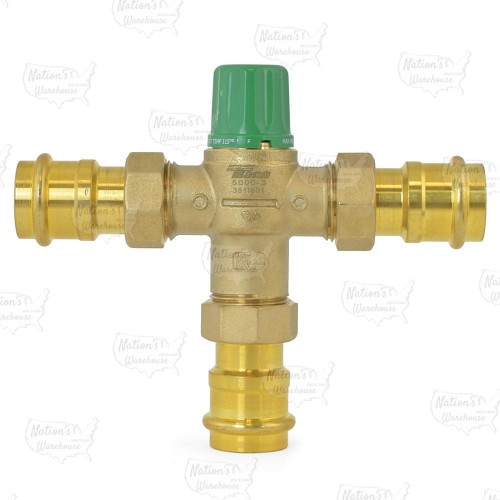 1" Union Press Mixing Valve (Lead-Free), 85-175F