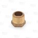 1/2" MPT x 3/8" FPT Brass Bushing, Lead-Free