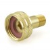 3/4" FGH x 1/4" MIP Swivel Brass Adapter